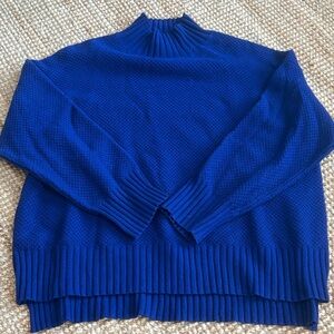 Everlane Cobalt Blue Turtleneck Sweater